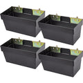 4 Pack E-Track Storage Bins for Truck Trailer Organization Heavy Duty Plastic