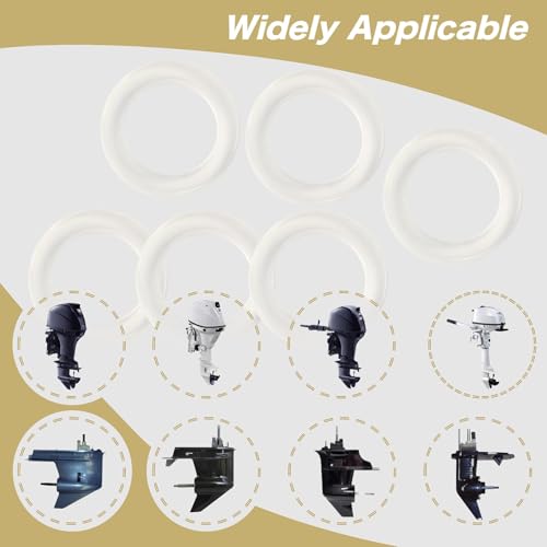 6 Pack Fill Drain Screw Washer for Johnson Evinrude Outboard Engines - Model 311598