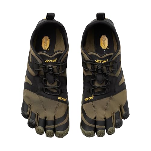 Vibram Men's FiveFingers V-Trail 2.0 Off-Road Trail Running Shoes - Ivy/Black 10.5-11