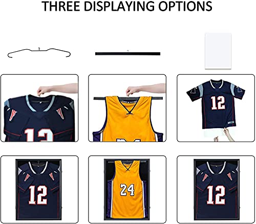 Sports Jersey Frame Display Case for 2XL Hockey Jerseys - Gold Lock Variant