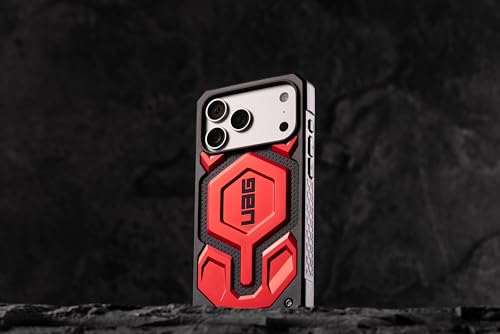 URBAN ARMOR GEAR Monarch Pro Crimson iPhone 18/17 Pro Max Case - Military Drop Tested