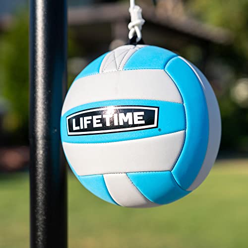 Portable Tetherball System with Steel Pole & Base - Outdoor Backyard Game