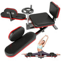 TDH Leg Stretcher Machine - Adjustable 210° Split for Flexibility, Black-Red