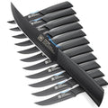 Set of 12 Non-Serrated Steak Knives - 4.7 Inch Dishwasher Safe Table Cutlery