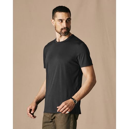 Men's Merino Wool Travel T-Shirt - Odor-Resistant, 72-Hour Wear