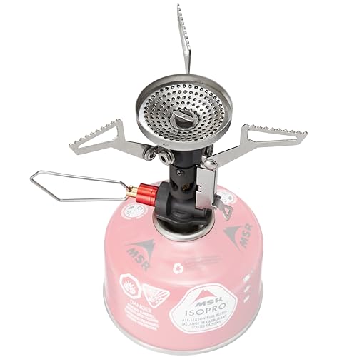 MSR PocketRocket Deluxe Ultralight Backpacking Stove - Fast Boil & Wind Resistant