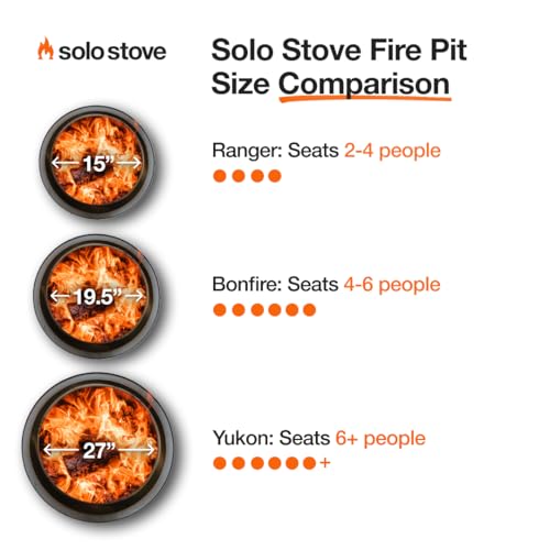 Solo Stove Bonfire Essential Bundle - 19.5-Inch Smokeless Fire Pit with Stand and Lid - Silver