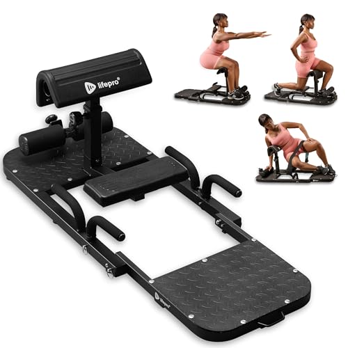 Foldable Hip Thrust Machine for Home Gym - GluteBlast Lite, 220 lb Capacity