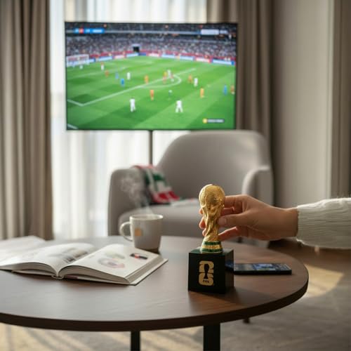 Wagon International Official 2026 FIFA World Cup Trophy Replica - 5.9 Inch Collector’s Item with Acrylic Base, Premium Zinc Alloy