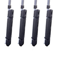 US Weight Black 4-Pack 15 lb Canopy Weights - Secure Tents & Umbrellas