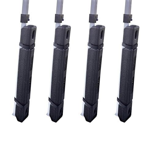 US Weight Black 4-Pack 15 lb Canopy Weights - Secure Tents & Umbrellas