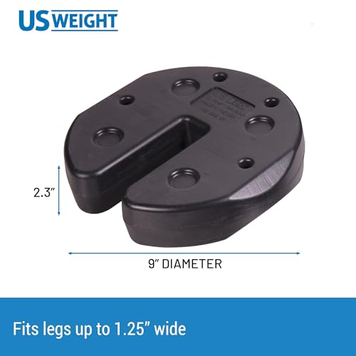 80LB Canopy Weights - No-Pinch Design for Easy, Safe Tent & Umbrella Securing