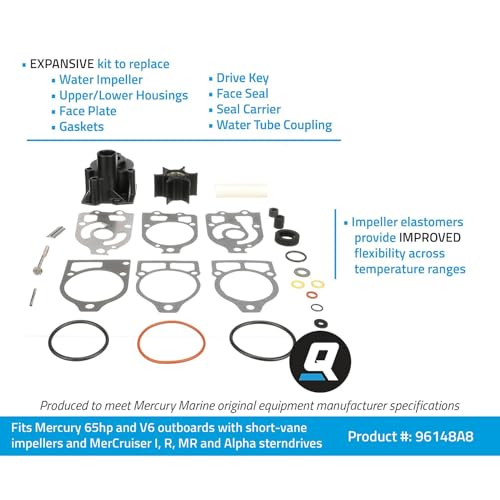 Quicksilver Water Pump Repair Kit for Mercury & Mariner Outboards