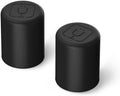 BrüMate Magnetic Straw Caps - Silicone Straw Topper 2-Pack | Dust & Dirt Resistant | Fits All Era & Resa Tumblers (Black)