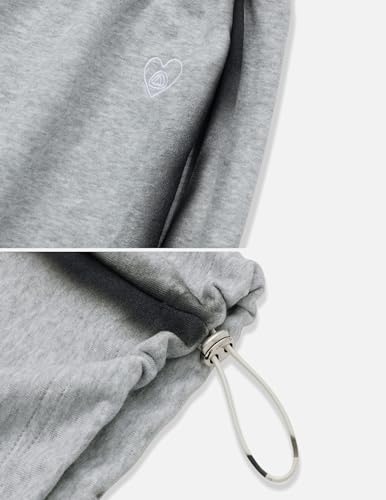 Aelfric Eden Women's Wide Leg Graffiti Heart Lounge Sweatpants with Pockets