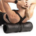 ROLL Recovery R4 Body Roller Boulder Black – Targeted Muscle Relief & Pain Management