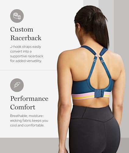 Panache Women's Plus Size Non-Wired Sports Bra 34F Charcoal Gray
