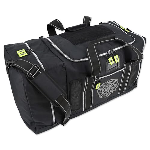 Lightning X Firefighter Turnout Gear Bag with Helmet Compartment - Black