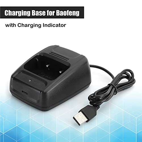 USB Dual Charger Dock for Baofeng Walkie Talkies BF666S BF777S BF888S H777 R888s Plus