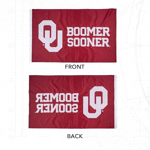 University of Oklahoma 3x5 Ft Embroidered Flag - Outdoor Display