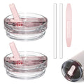 30 OZ Flip Straw Lid for Stanley Quencher ProTour Rose Quartz Leak Proof Replacement