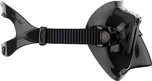 Cressi Nano Low Volume Adult Diving Mask - Black/Black, Freediving & Spearfishing