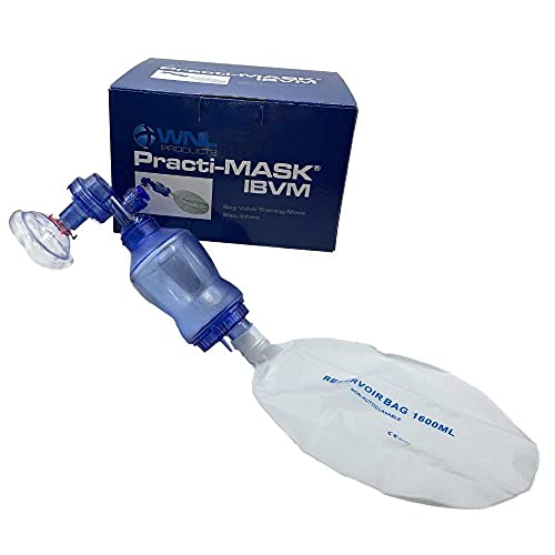 WNL Products Adult & Child CPR Mask Kit 4-Pack - Practice Rescue Training