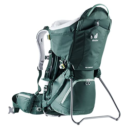 Deuter Kid Comfort Child Carrier Backpack for Hiking & Travel - Forest