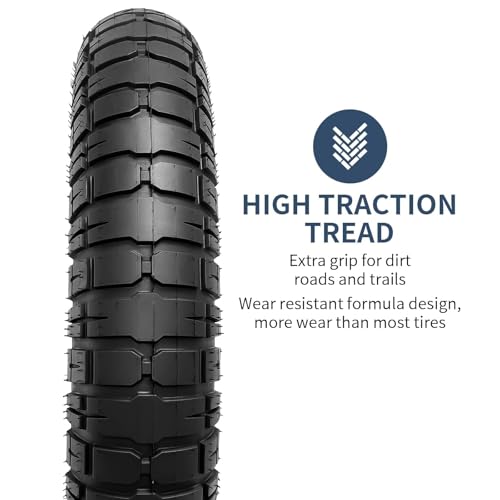 YunSCM 2-Pack 20x4.0 Fat Bike Tires All-Terrain E-Bike & Mountain Bike Compatible