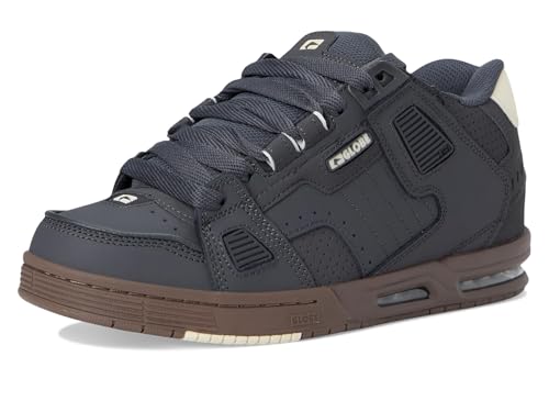 Globe Men's Sabre Skate Shoe - Lead Gum 10, Heavy Duty Skateboarding Shoe