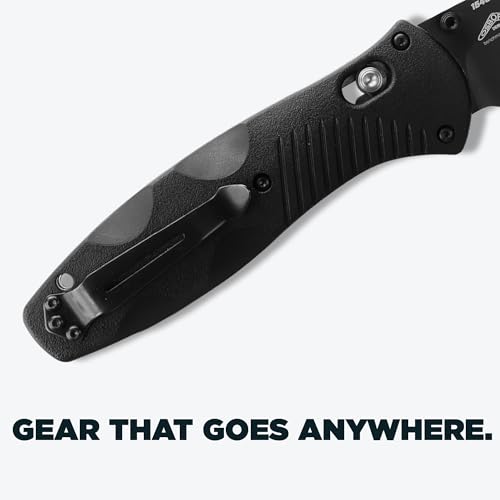 Benchmade Barrage Tactical Knife 154CM Steel Blade, Reversible Pocket Clip