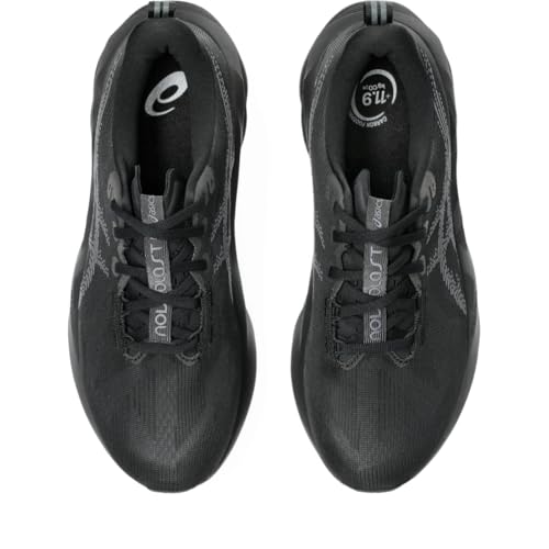 Men's ASICS NOVABLAST 5 Running Shoes - Black/Carrier Grey, 10.5