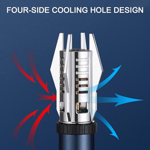 Windproof Refillable Torch Lighter for Camping BBQ Candle Cooking