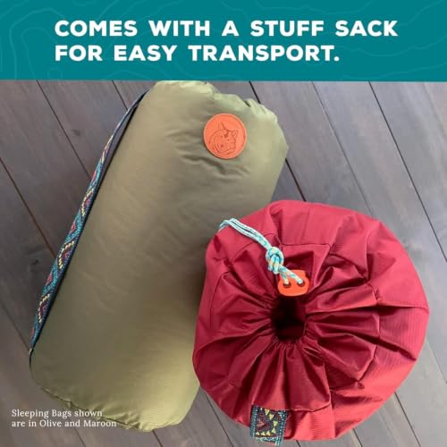 Wilderdog 36x28in Water-Resistant Dog Sleeping Bag with Carry Sack