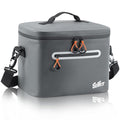 Large Dark Gray Insulated Soft Cooler Bag - 30 Can Capacity, Waterproof & Leakproof