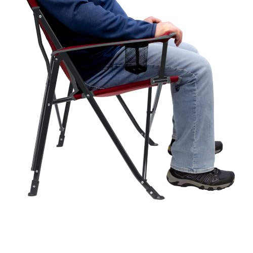 Sunshade Comfort Pro Folding Camping Chair with Canopy - Cinnamon Red - Variation of THIS listing