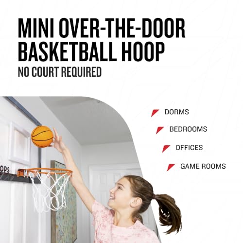 Franklin Sports Pro Hoops Over The Door Mini Basketball Hoop 25" x 17" XL Set