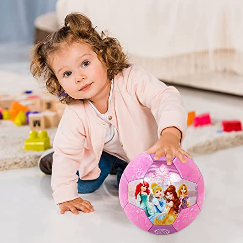 Mini Soccer Ball for Kids Size 3 Cartoon Outdoor Toy - Princess Variation