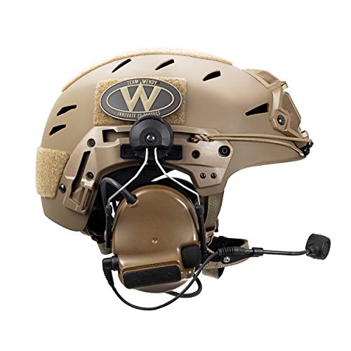 Helmet Adapter Kit for Peltor COMTAC Systems - Compatible with Team Wendy Exfil, SAR & Ski Helmets