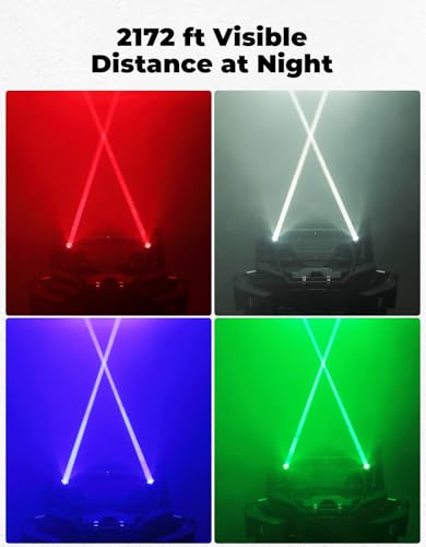 70mm LED Whip Lights 2 Pack - Focused Beam Off-Road Vehicle Lighting