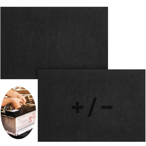 Battery Protective Mat 6.7 x 10 Inches Pack of 2 Acid Absorbent Battery Mats
