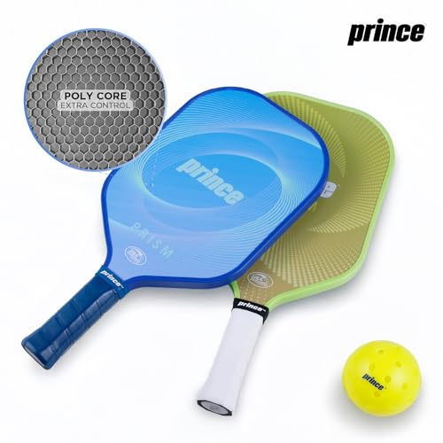 Prince Complete Pickleball Set for 6 Players - Graphite Paddles & Precision Balls - Ideal for All Skill Levels - Variation: Graphite Paddles