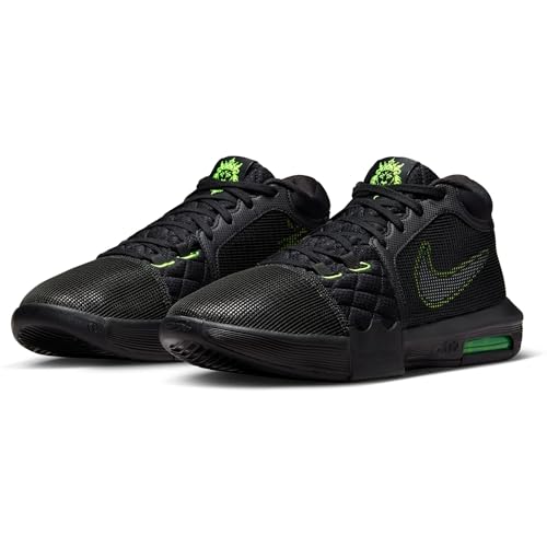 Nike Lebron Witness VIII Men’s Basketball Shoes - Black White Volt 13