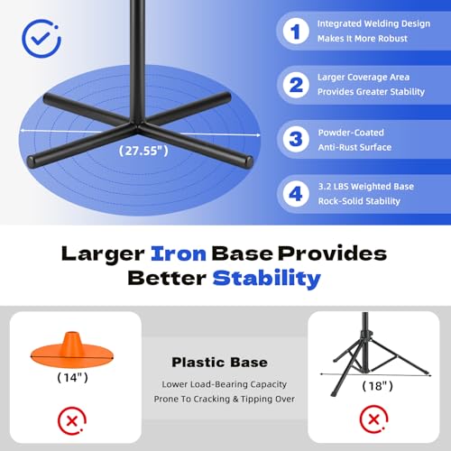 Boat Cover Support Poles - Heavy Duty Adjustable 25-62 Inches, 2 Pack - Reinforced Steel