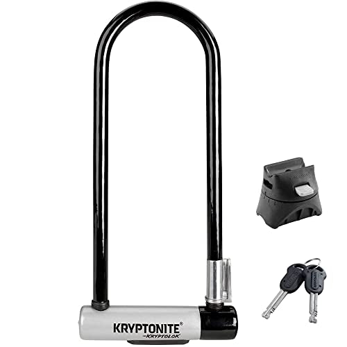 Kryptonite Bike Lock Bike Lock Heavy Duty U-Lock with Mounting Bracket & Keys