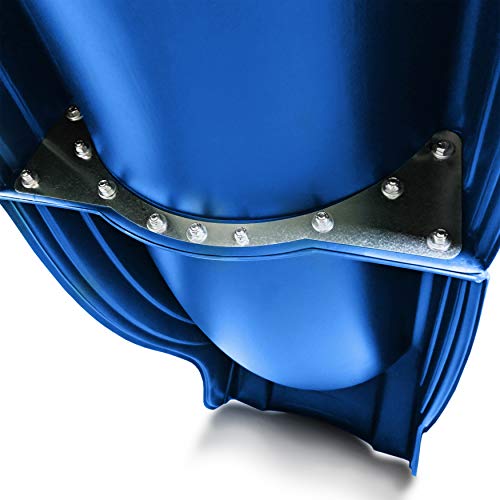 Wave Slide for 4-5 Foot Decks - Blue Plastic Playground Slide for Kids