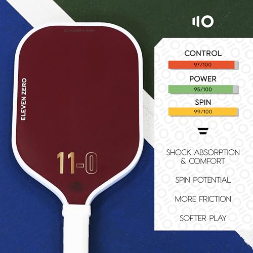 Pro Pickleball Paddle 16mm Aramid Carbon Fiber USAPA Approved for Spin & Control