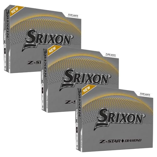 Srixon Z-Star Diamond Golf Balls 36 Pack White High-Performance Tour Level