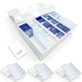 5 Row Trading Card Storage Box for 5000+ Cards - 4 Pack - Variation of 5 ROW-4 PACK