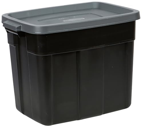 Rubbermaid 3 Gallon Heavy Duty Storage Totes 6 Pack with Snap Lids & Handles